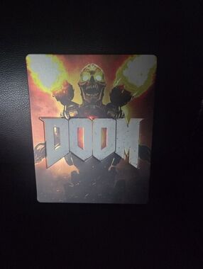 Doom Playstation 4 Collector's Edition Steelbook (2016)  With Game and Insert